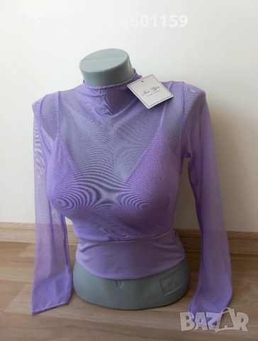 Луксозна дамска блуза , снимка 7 - Блузи с дълъг ръкав и пуловери - 52693600