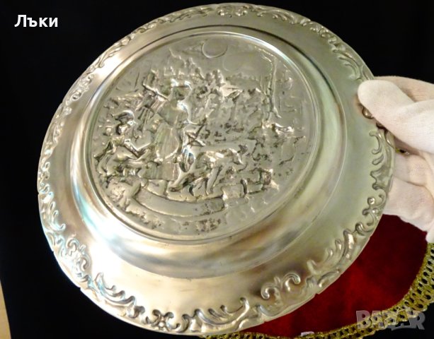 Пано,чиния за стена от калай Лято. , снимка 5 - Антикварни и старинни предмети - 40951541