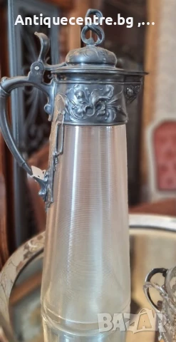 Античен декандер- 1900 -1920г.  Фирма WMF , снимка 4 - Декорация за дома - 50940715