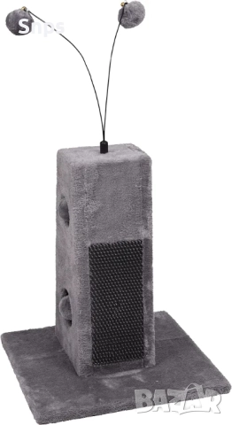 Дърво за драскане за котки Lara 35x35x68 см сиво ФЛАМИНГО, снимка 2 - За котки - 52174046