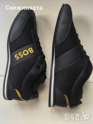 Черни маратонки BOSS, снимка 5 - Официални обувки - 38904056