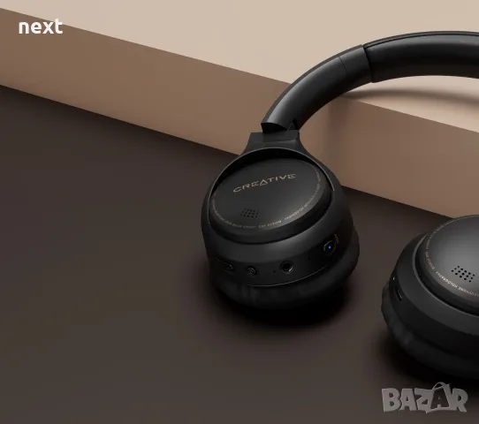 Creative Zen Hybrid Bluetooth слушалки с Hybrid ANC, Over-Ear, 40mm, черни, снимка 3 - Bluetooth слушалки - 55987817