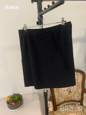 Елегантна пола в черно М размер, снимка 8 - Поли - 44779450