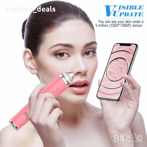 Нов смарт Вакуум уред за отстраняване черни точки, пори с камера за лице, снимка 7 - Други - 36067263