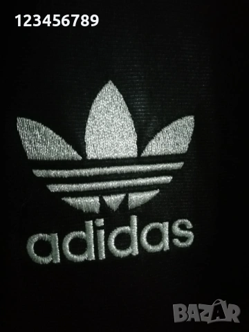 Adidas Chile 62 Originals Black/Silver Trefoil оригинално горнище мъжко размер S vintage , снимка 6 - Спортни дрехи, екипи - 53509594