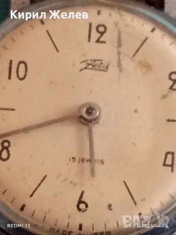 Стар механичен часовник дамски Заря СССР 15 камъка за ремонт части КОЛЕКЦИЯ 26542, снимка 2 - Антикварни и старинни предмети - 50420575