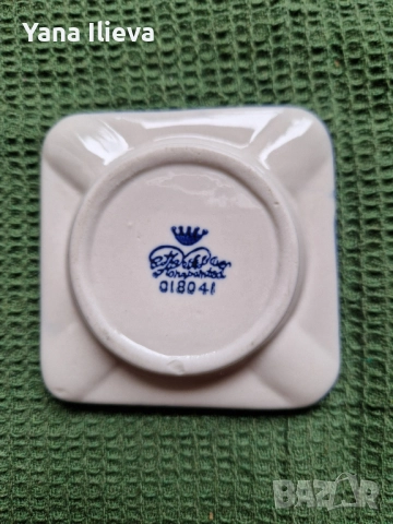 Малък пепелник Delft – ръчно рисуван, снимка 2 - Декорация за дома - 51439420