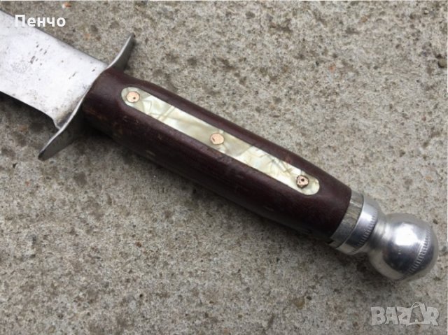 стар български нож, снимка 6 - Ножове - 35998528