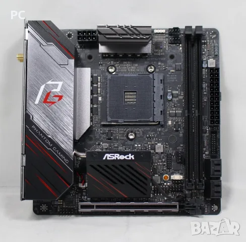 Дънна платка Asrock x570 phantom gaming-itx tb3 Нова с обновен био + Ryzen 5600G Нова с обновен биос