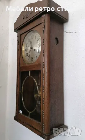 Старинен часовник в отлично състояние. Запазен за годините си, работи отлично., снимка 8 - Антикварни и старинни предмети - 49889978