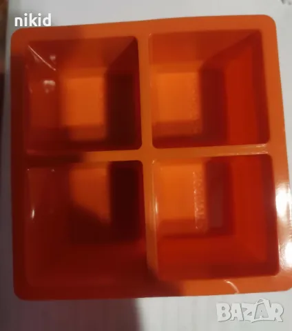 4 бр 4 см квадрат квадрати куб кубчета силиконов молд форма калъп сапун гипс, снимка 4 - Форми - 47908573
