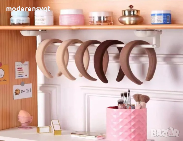 Закачалка за кухня или баня самозалепваща разтегателна, снимка 2 - Закачалки - 44737034