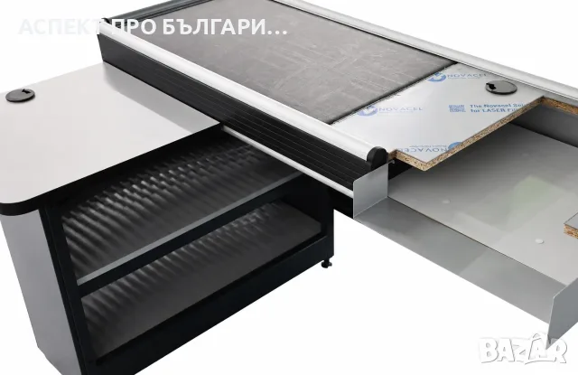 Касово място/ Касов модул с транспортна лента 2.40м x 1.05м, снимка 6 - Стелажи и щандове - 56081267