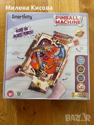 Нова запечатана дървена игра Pinball