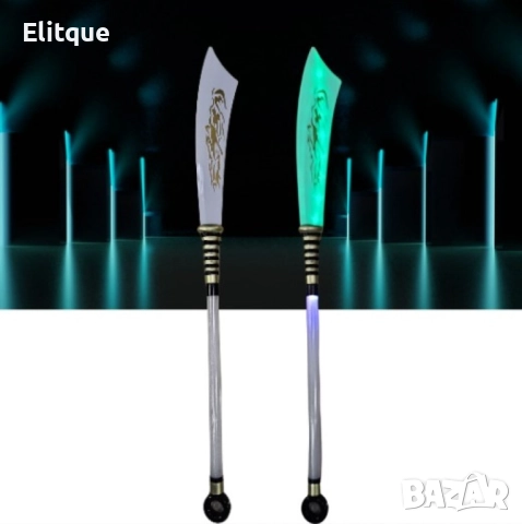 Светещ детски LED меч със звукови ефекти , снимка 4 - Други - 52904014