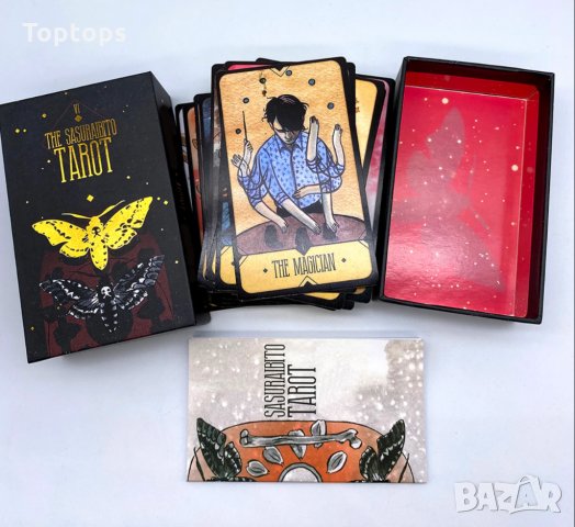 Sasuraibito Tarot - уникални 78 таро карти с кутия и хартиена книжка, снимка 5 - Карти за игра - 34658202