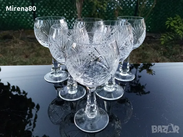 Кристален сервиз за ракия