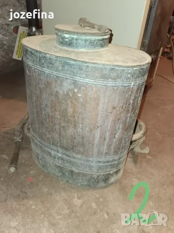 Продавам Антикварна Медна Пръскачка 10 л – 8 кг, 2 бр. на Разположение, снимка 8 - Други стоки за дома - 50368759