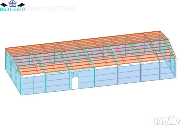 ЛИЗИНГ - Халета, Хале, Магазини, Магазин, Складове 250м2-10м х 25м х 3, снимка 2 - Строителни материали - 44196273