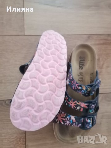 Детски чехли естествена кожа 35 номер, снимка 3 - Детски сандали и чехли - 41533727