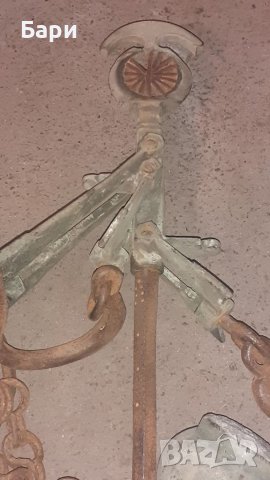 Стар ръчно направен кантар -Паланца, снимка 10 - Други ценни предмети - 41210512