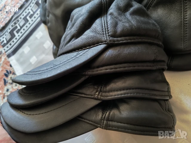 Мъжко кожено бомбе , снимка 13 - Шапки - 50812479
