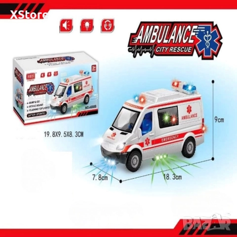 Линейка със звуци и мигащи светлини Bump & Go, снимка 4 - Други - 52217688