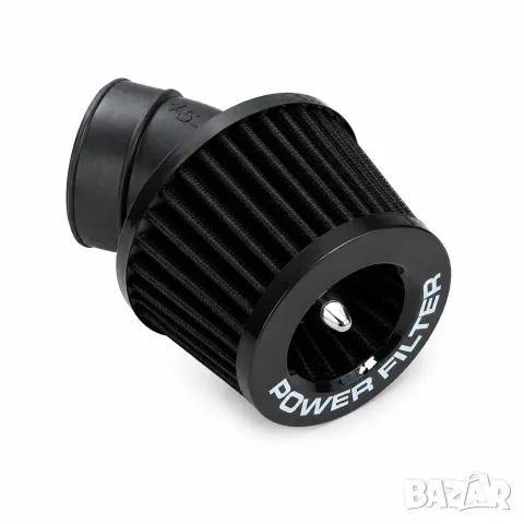 Спортен въздушен филтър 48 mm с два преходника черен