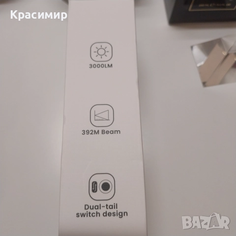 Тактическо фенерче Sofirn SK30, снимка 6 - Оборудване и аксесоари за оръжия - 52911285