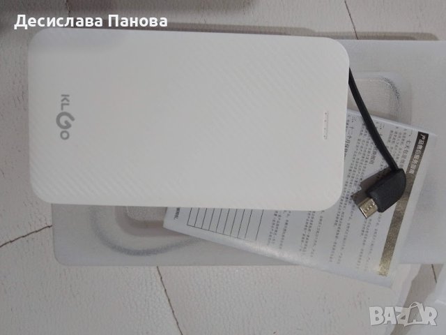 Преносима външна батерия KLGO, 6000mah, Бъpзo зapeждaнe, Бял, снимка 5 - Оригинални батерии - 38609727