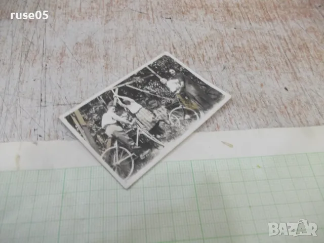 Снимка стара в градината с колелета, снимка 3 - Колекции - 48003217