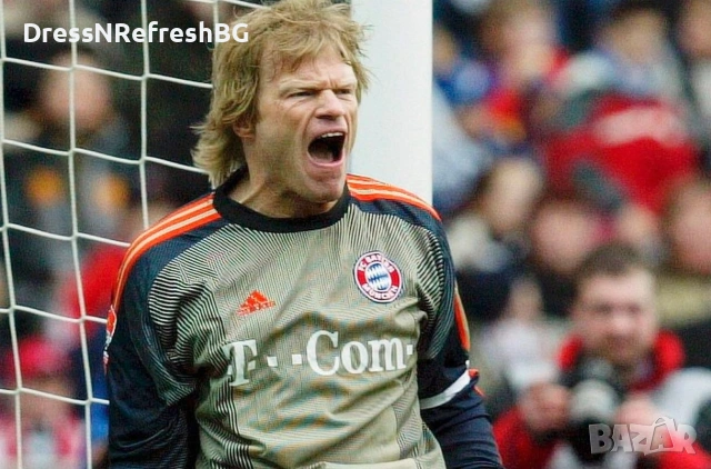 Adidas винтидж вратарска блуза Oliver Kahn Bayern Munich, снимка 12 - Блузи - 53766343