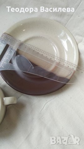 Купичка с чинийка, снимка 5 - Чинии - 34674598