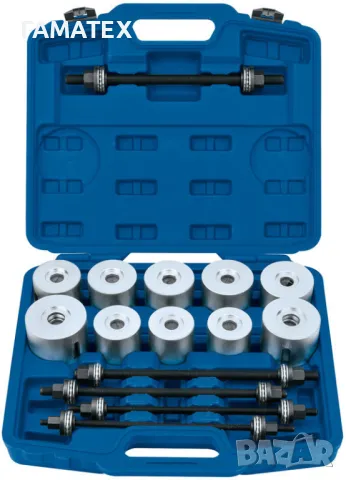 Инструменти демонтаж и монтаж на лагери, уплътнения, тампони и селенови втулки - комплект 27 ч., 500