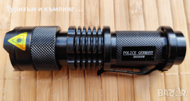 Малък прожектор Police с утравиолетова светлина / UV CREE FLASHLIGHT /, снимка 4 - Къмпинг осветление - 44807120