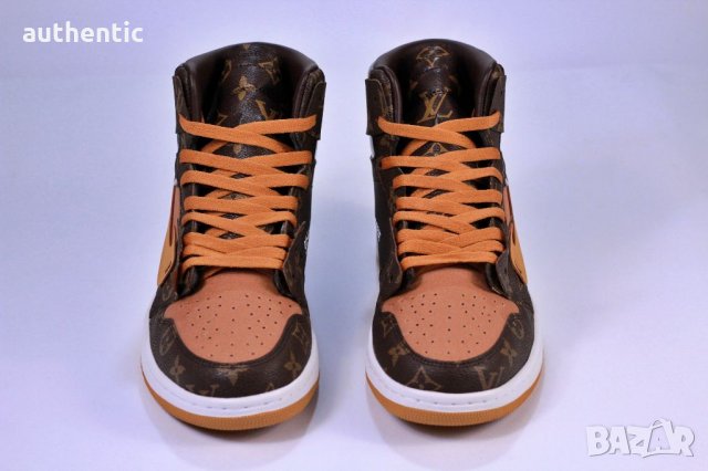 Nike Air Jordan 1 x Off-White x Louis Vuitton, снимка 3 - Маратонки - 36013179