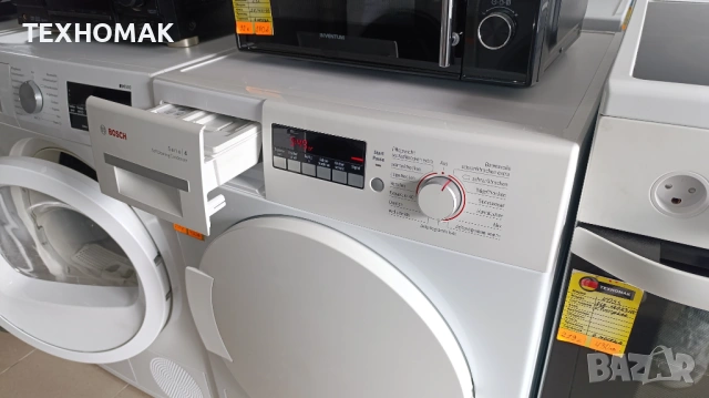 Сушилня BOSCH клас А++ с термопомпа 8кг., снимка 4 - Сушилни - 53499967