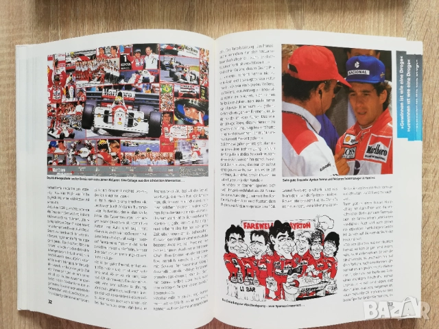 Ayrton Senna, seine siege-sein vermachtnis, Karin Strum, 1994, снимка 5 - Специализирана литература - 51828985