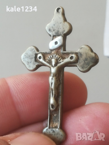 Старо кръстче. 1920г. Разпятието. Автентично. Исус Христос. Кръст.  Много старо, снимка 4 - Антикварни и старинни предмети - 36191269