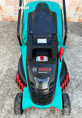 BOSCH Rotak 430 Li - Акумулаторна косачка 36V, снимка 4 - Градинска техника - 55793106