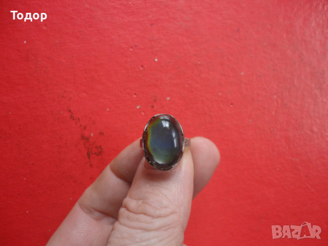 Невероятен сребърен пръстен с камък , снимка 8 - Пръстени - 44619143