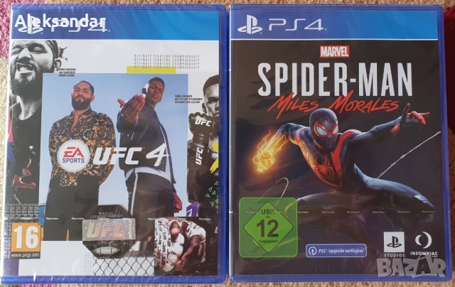 Ps4 ufc 4 Spiderman Morales Уфс Спайдърмен пс4