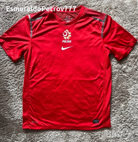 Мъжка футболна тениска Найк Полша