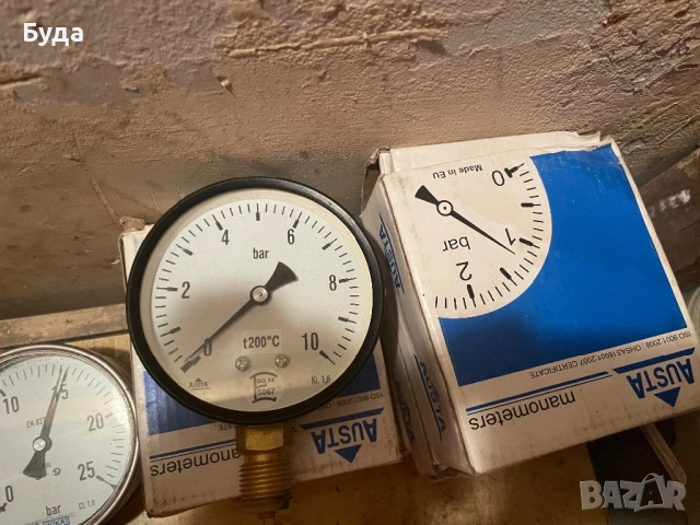 Манометри , снимка 7 - Други машини и части - 53052205