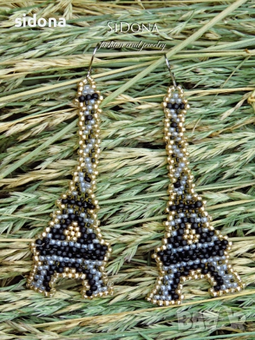 Обеци с мъниста IV, снимка 3 - Обеци - 38012894