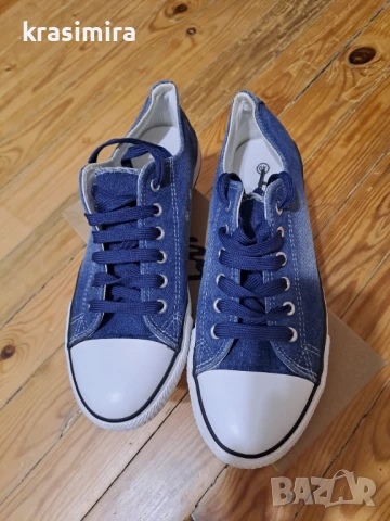 Дънкови кецове-номер 40, снимка 7 - Кецове - 51183371