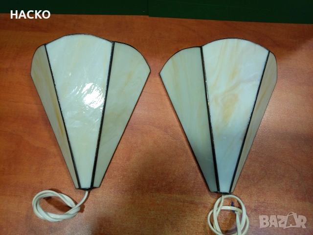 Стенни Осветителни Тела Tiffany + Подарък 2 бр.лед Крушки Внос от Англия 