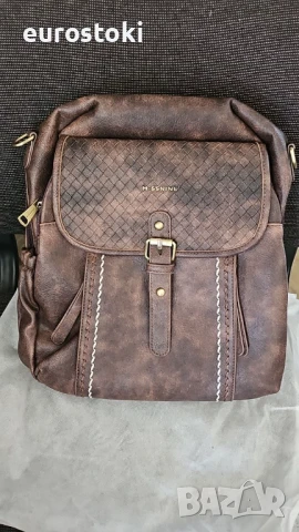 Missnine Модна дамска раница-чанти от изкуствена кожа, трансформираща се винтидж чанта за пътуване, снимка 8 - Чанти - 51379679