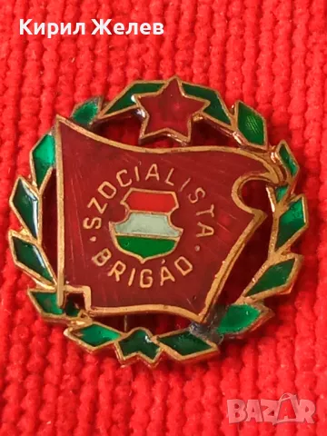 Социалистическа бригада РЯДКА СТАРА СОЦ ЕМАЙЛИРАНА БРОНЗОВА ЗНАЧКА за КОЛЕКЦИЯ 22742, снимка 8 - Колекции - 33164587