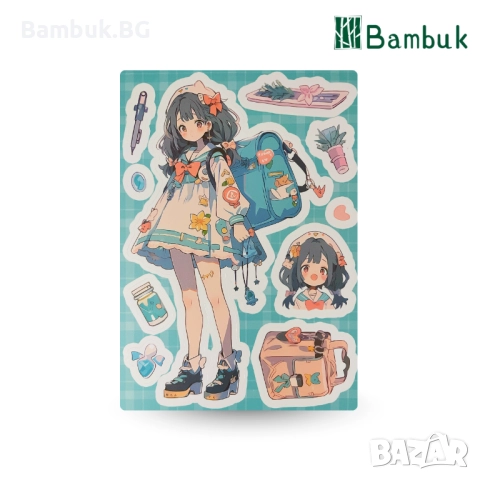 Стикери "Miku & Friends", снимка 3 - Ученически пособия, канцеларски материали - 52618082